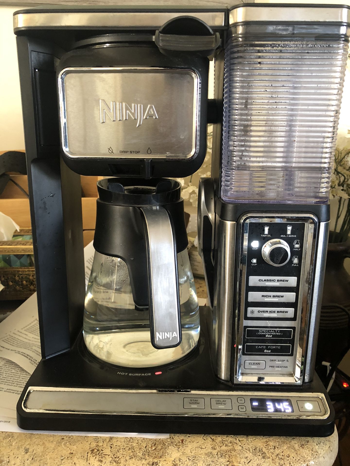 PRICE IS FIRM 10 Cup Ninja Coffee Bar System with Permanent Stainless Steel Mesh Filter and Glass Carafe 79 (retails for $255 at the stores) You ar
