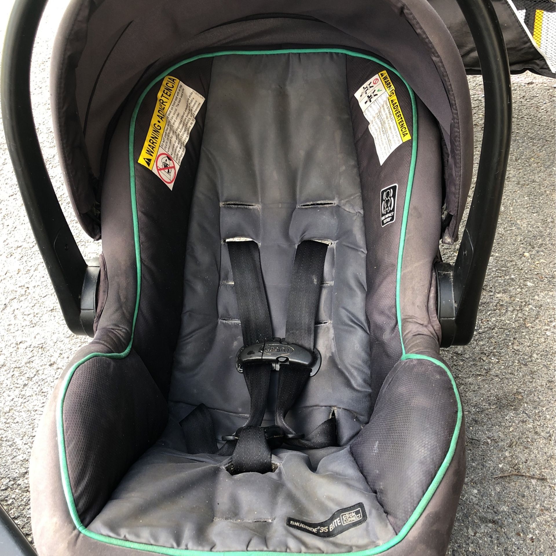 Car seat With Base And Click Connect Stroller
