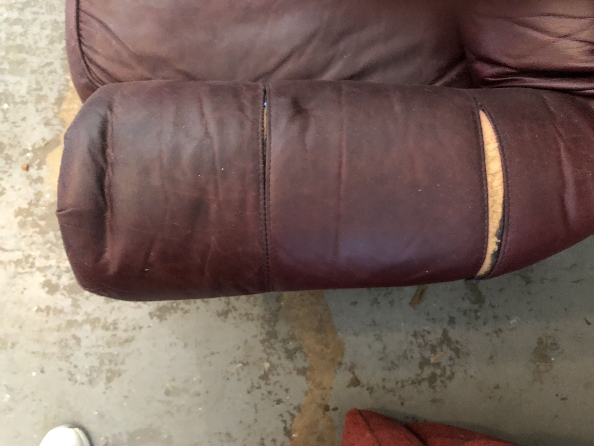 Broyhill leather sofa FREE