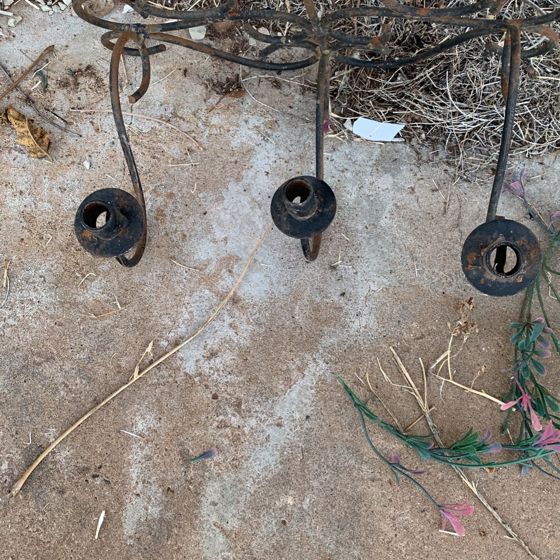antique wall hanging candle holder