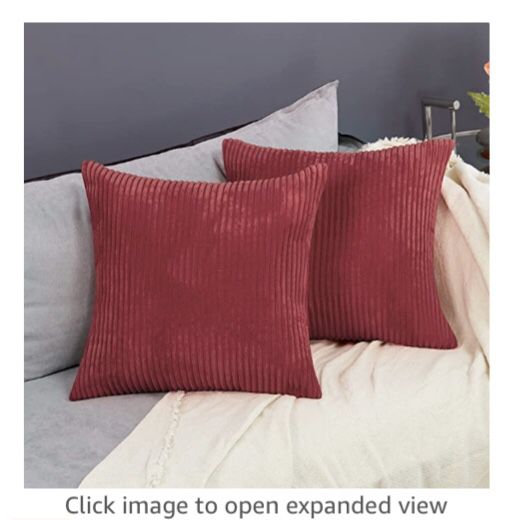 Red Saucy Pillow Covers