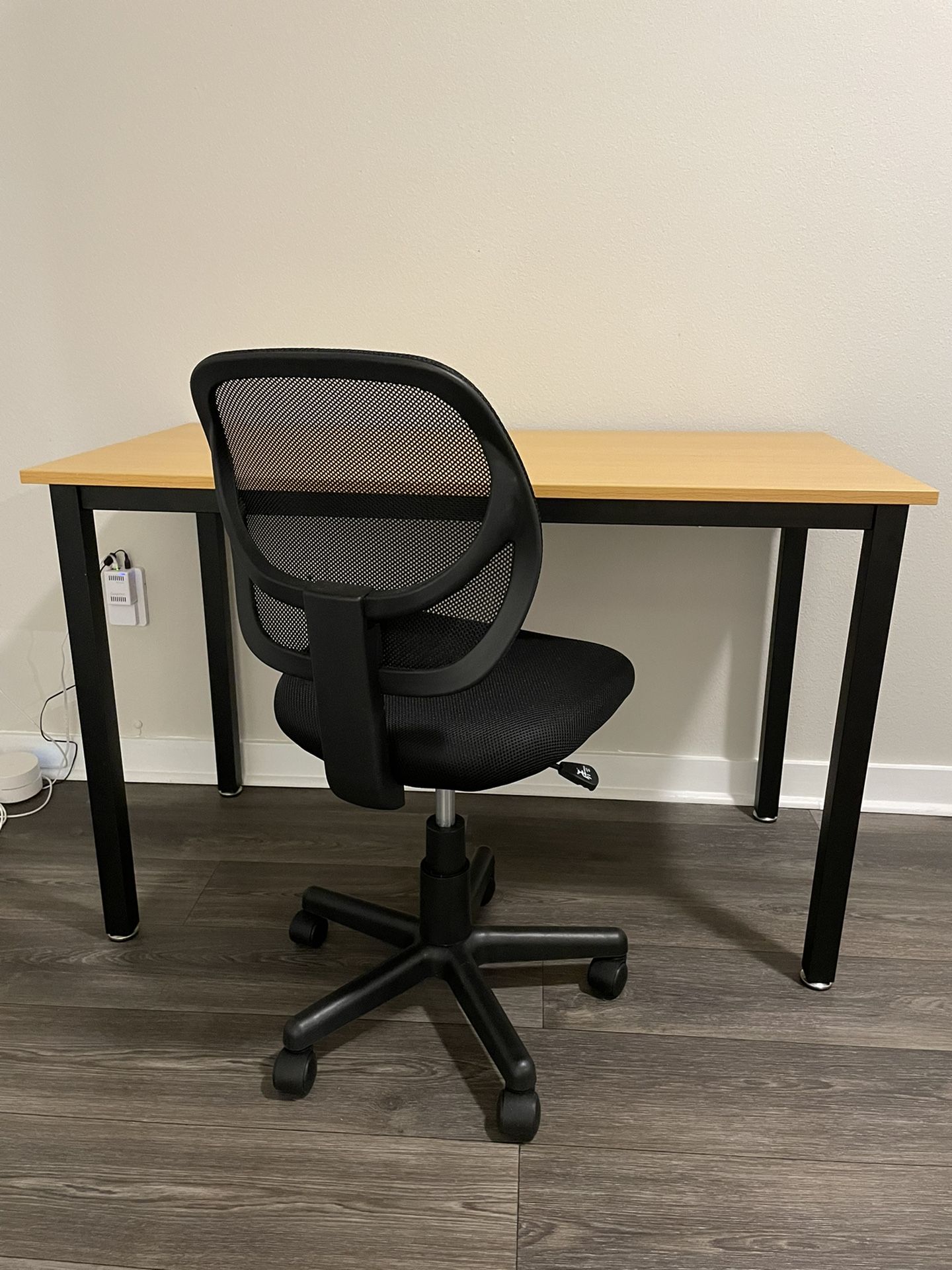 Desk and chair