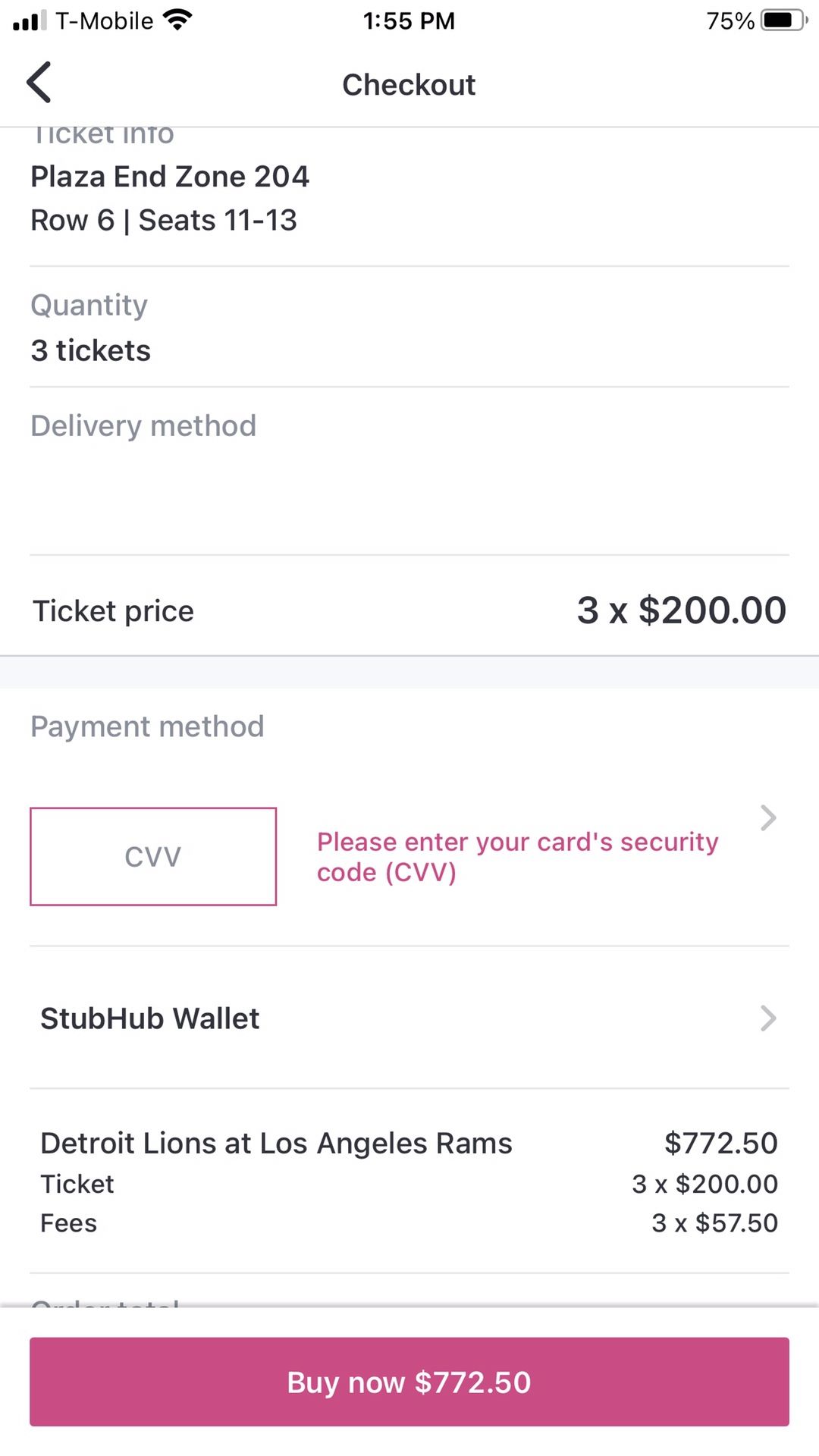 Rams Vs Lions Tickets For 10/24/21 Sofi Stadium From Seat Geek