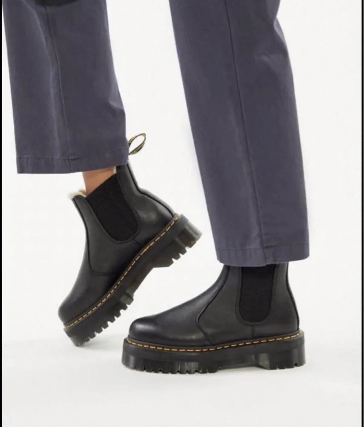 UNIONBAY Kayla Chelsea Faux Fur Platfom Boots