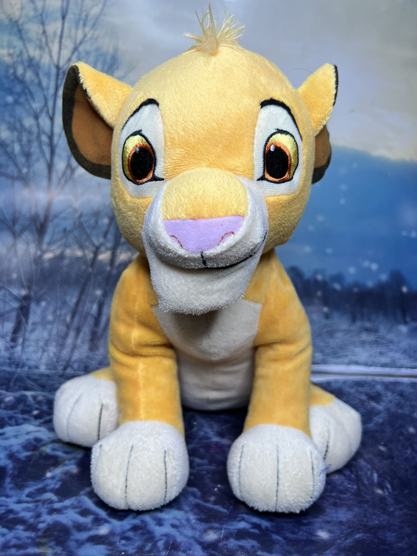 Disney Lion King Young Simba 16” plush toy stuffed 