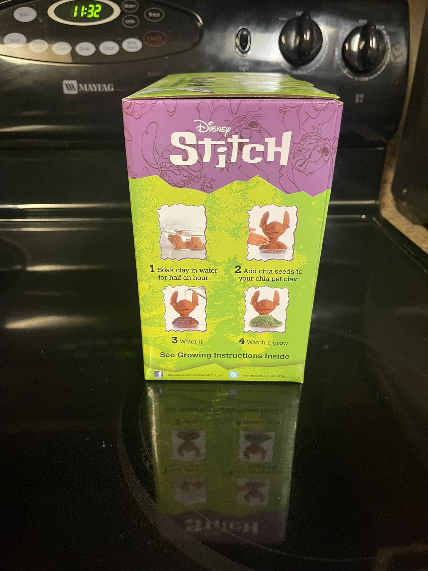 NIB Stitch Chia planter