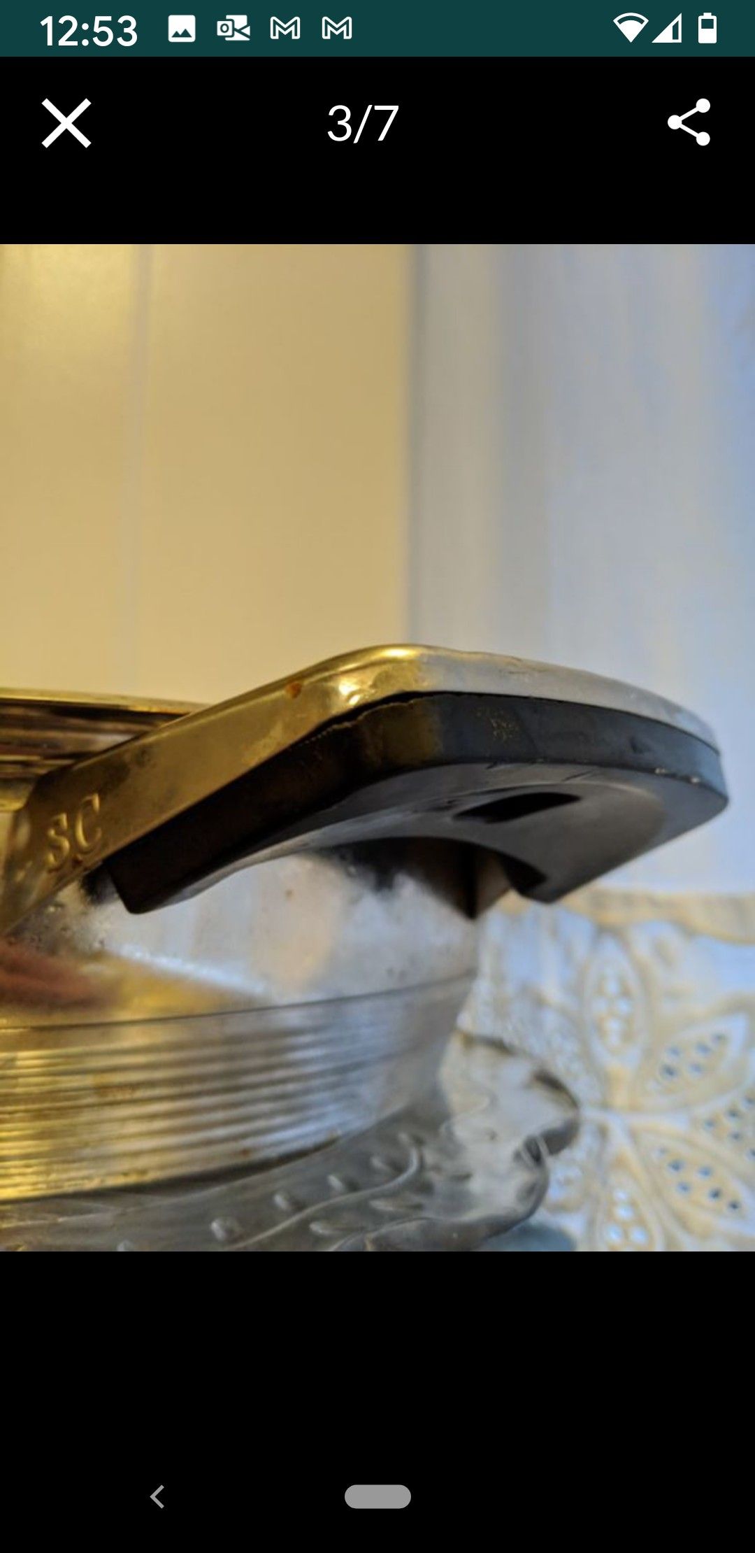 Stainless steel SWISS CROWN frying pan with lid for electric stoves and induction tops