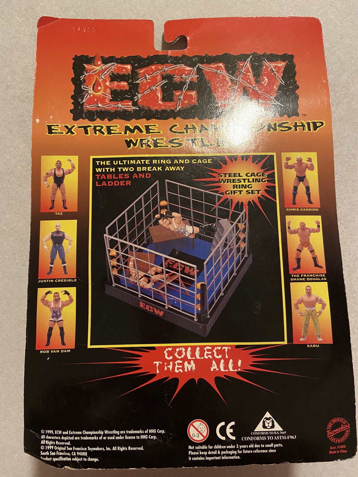 WWE ECW Sabu Action Figure (1999)