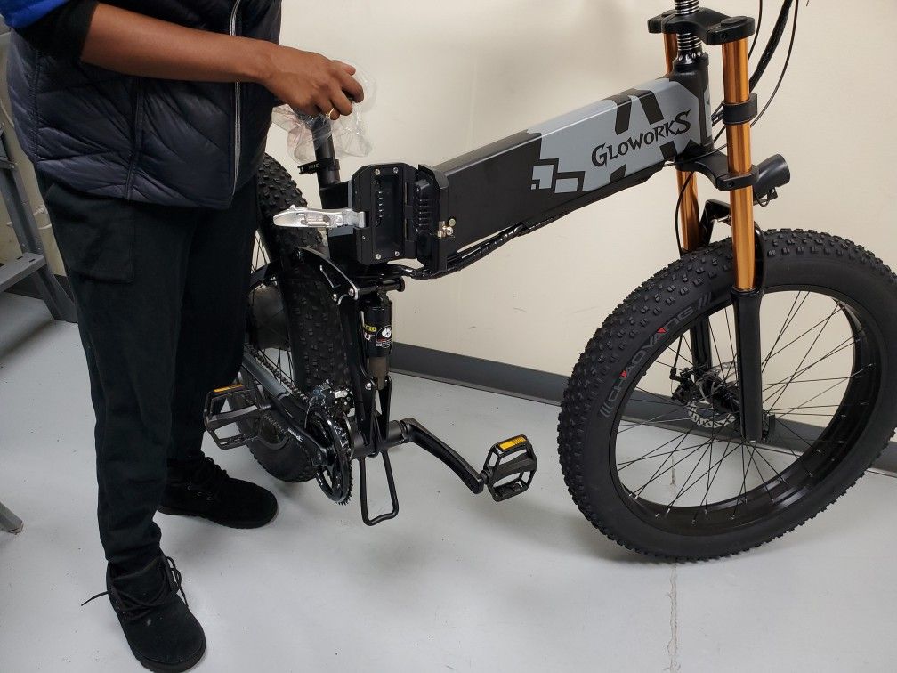 21 SPEED WIDE TIRE FOLDING ELECTRIC BIKE