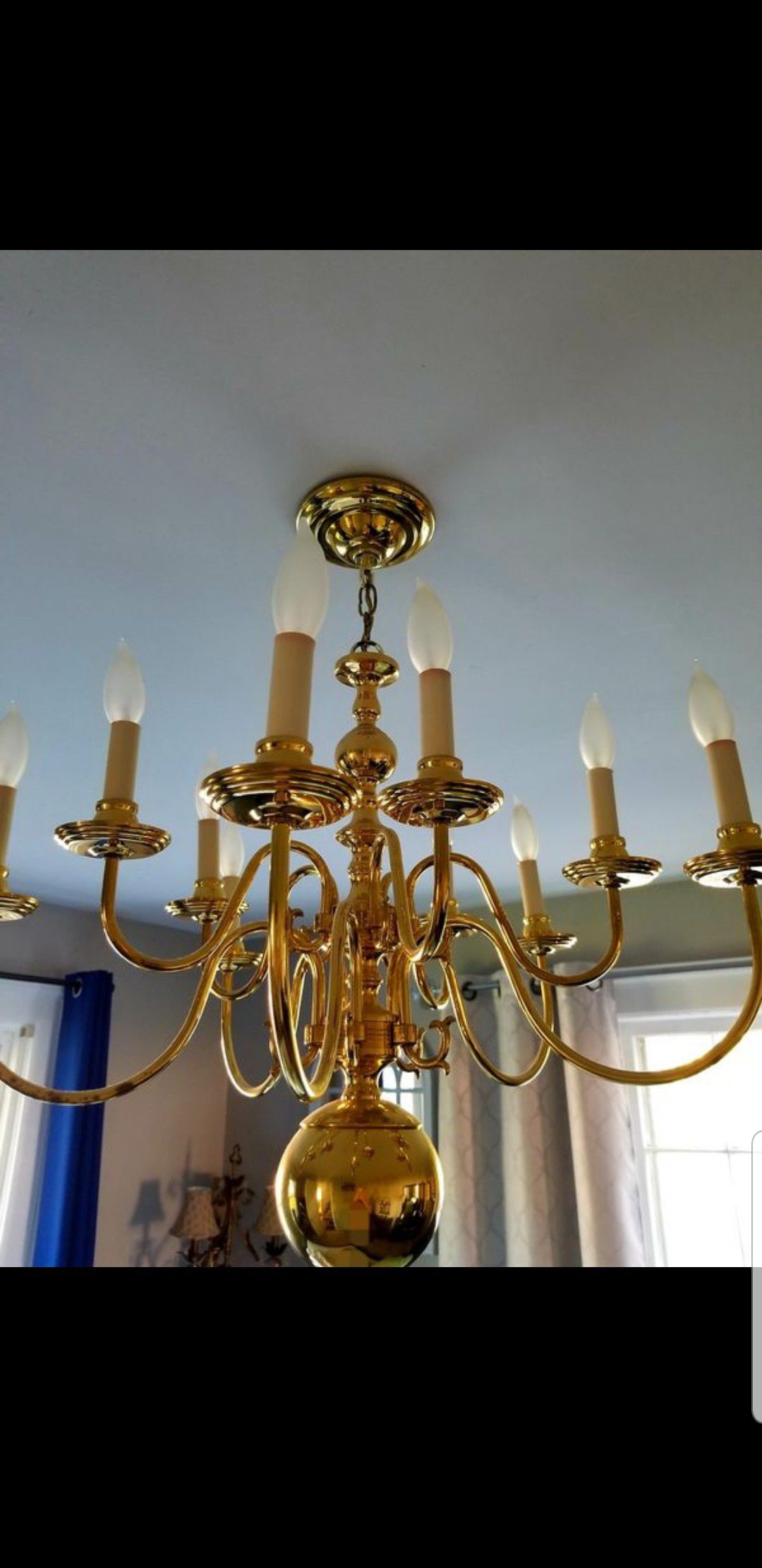 Large beautiful chandelier