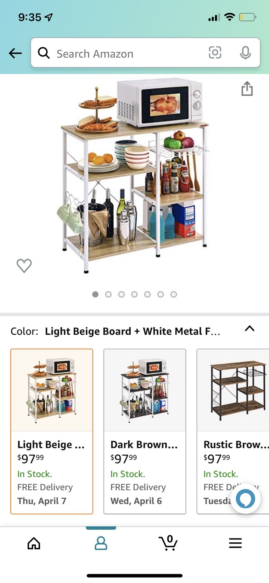 Kitchen Shelf And Storage Unit