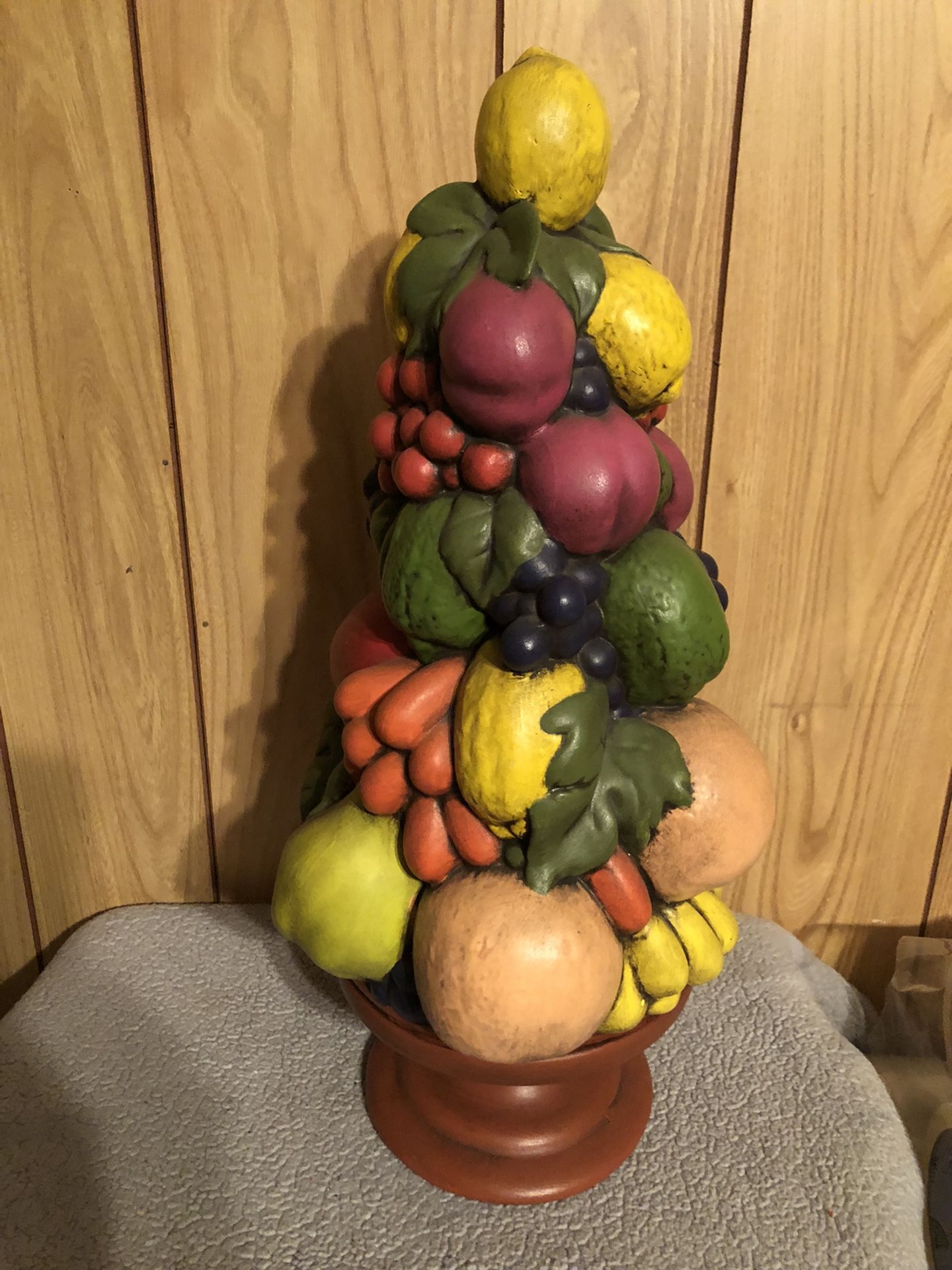 Estate Sale Ceramic Fruit Tree