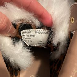 Taupe Fur Boots Thumbnail