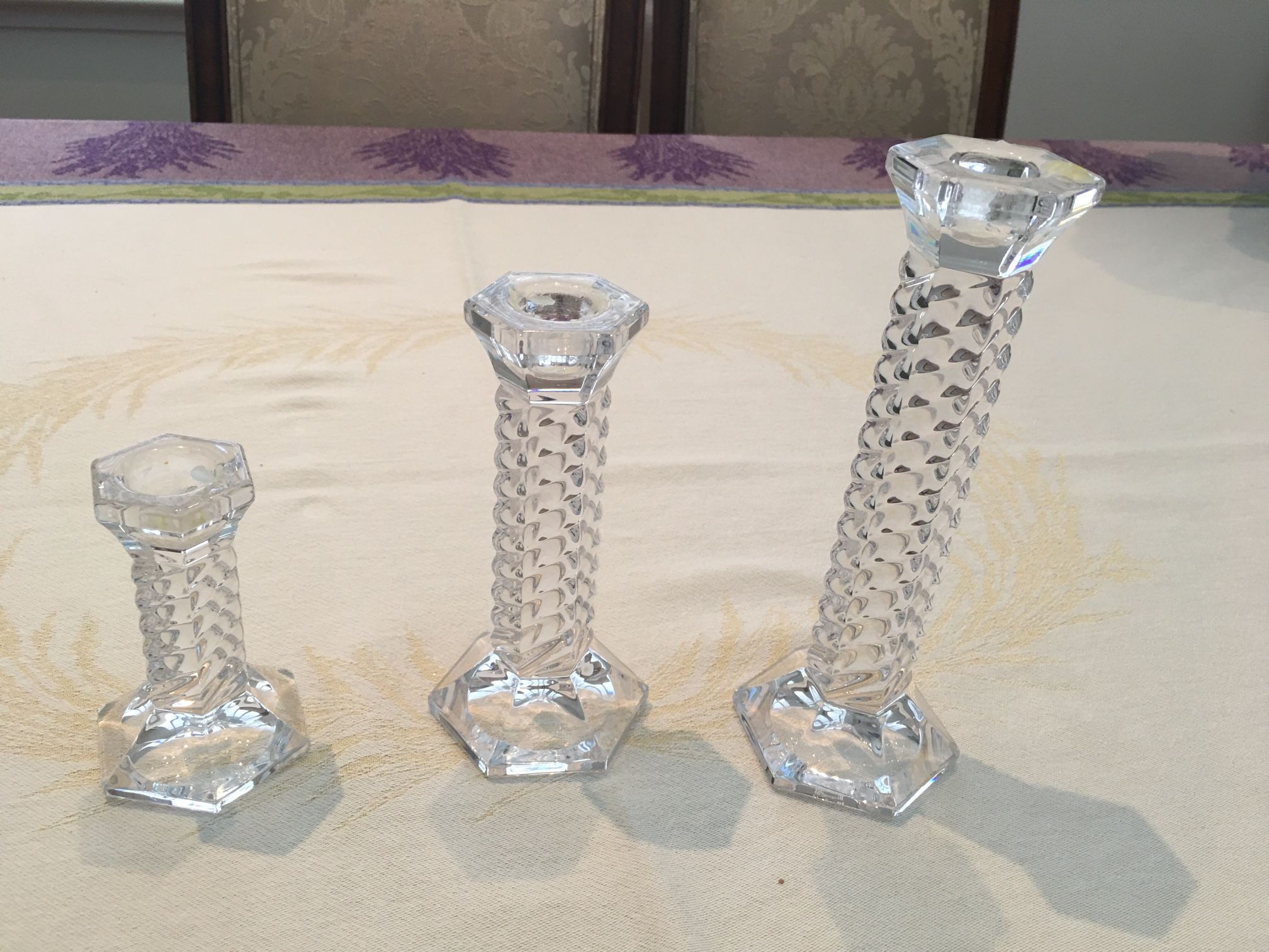 Waterford Crystal Candle Sticks