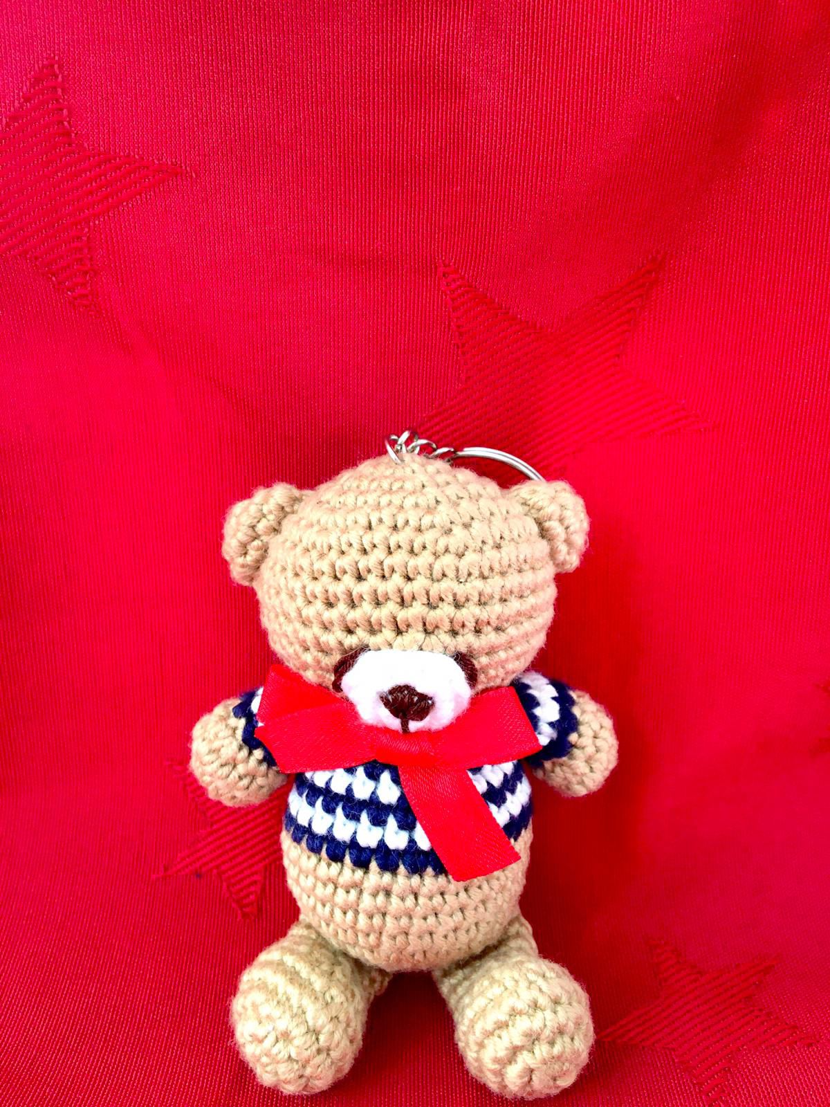Teddy Bear Key Chain|Amigurumi Toys|Handmade Toys|Stuffed Animal|Crochet Toy
