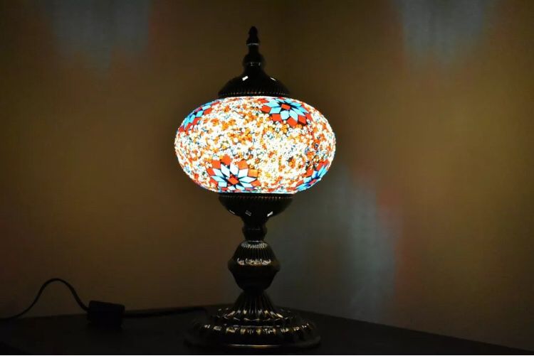 Hand made table lamp