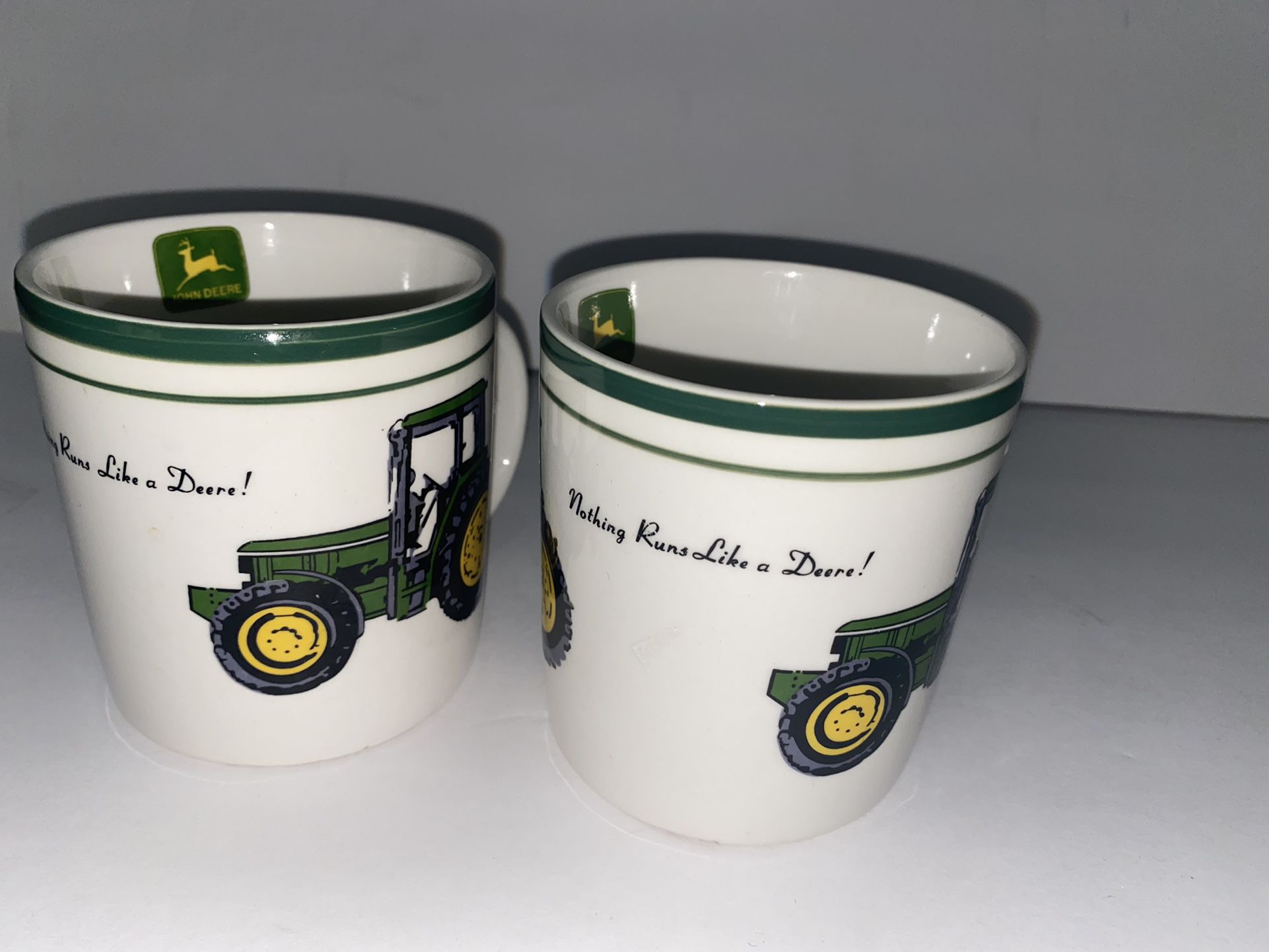 John Deer Tractor Coffee Cups Set 