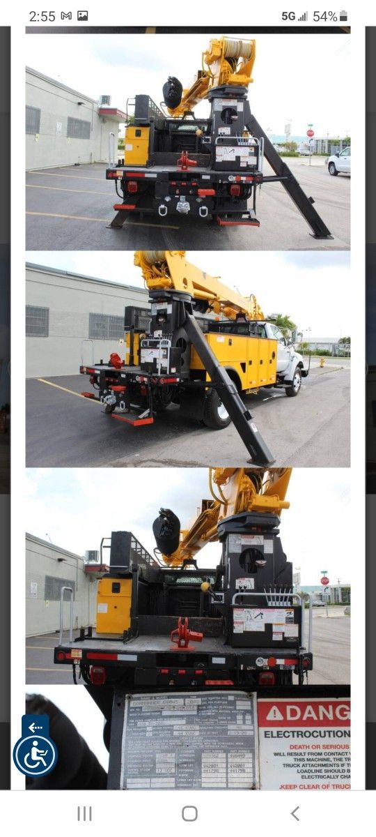 2008 FORD F750 DERRICK DIGGER 33GVWR MANUAL TRANSMISSION CLEAN UNIT READY TO WORK NEED FINANCING CALL OLIVER CRUZ