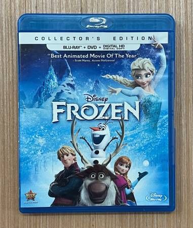 Frozen (Collector’s Edition) 2014 Blu-Ray Disc Only