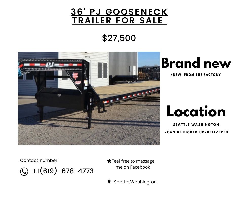 PJ Gooseneck Trailer