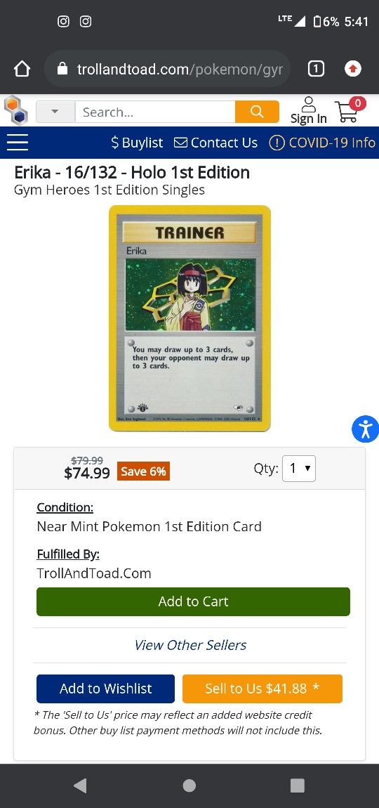 Vintage Pokemon For Sale/ T