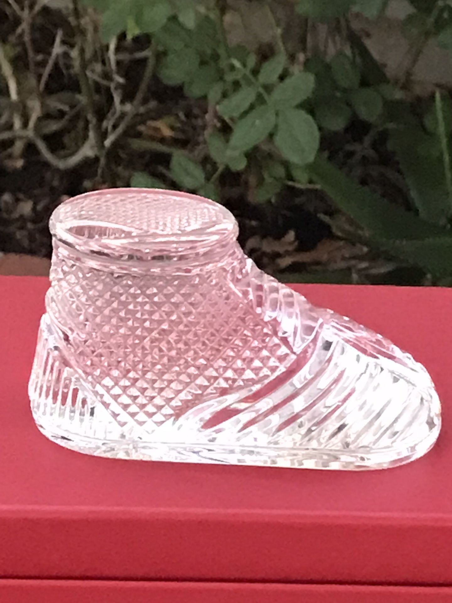 WATERFORD CRYSTAL BABY SHOE