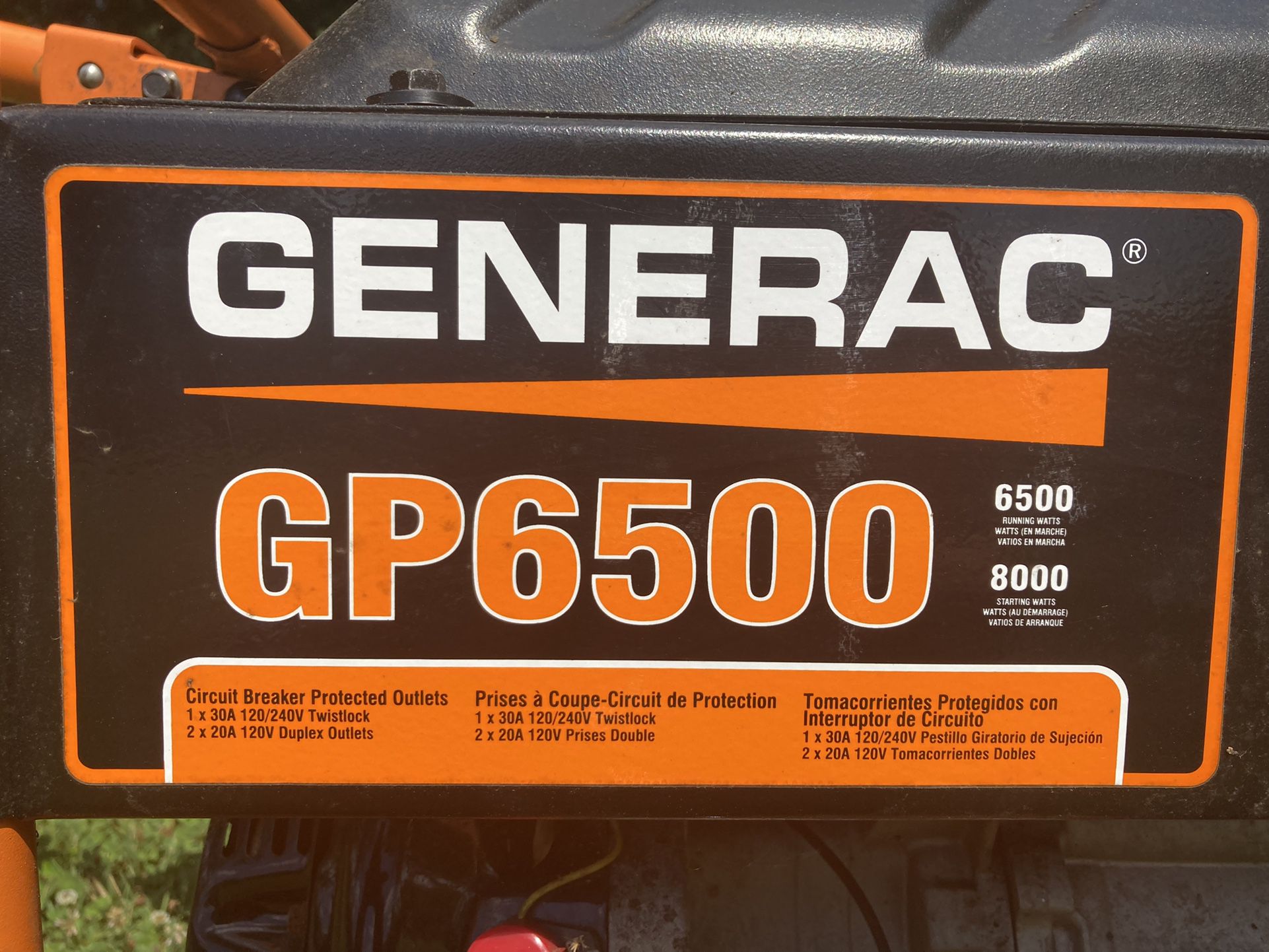 Generac GP6500 Generator