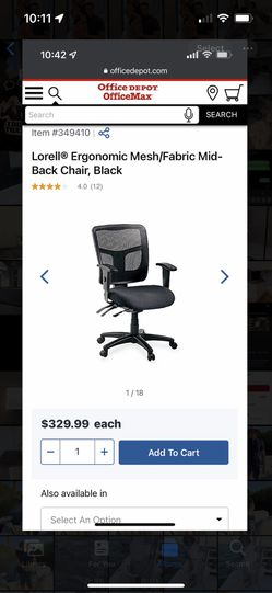 3 New Lorell Office Chairs $219 Each Chair Thumbnail