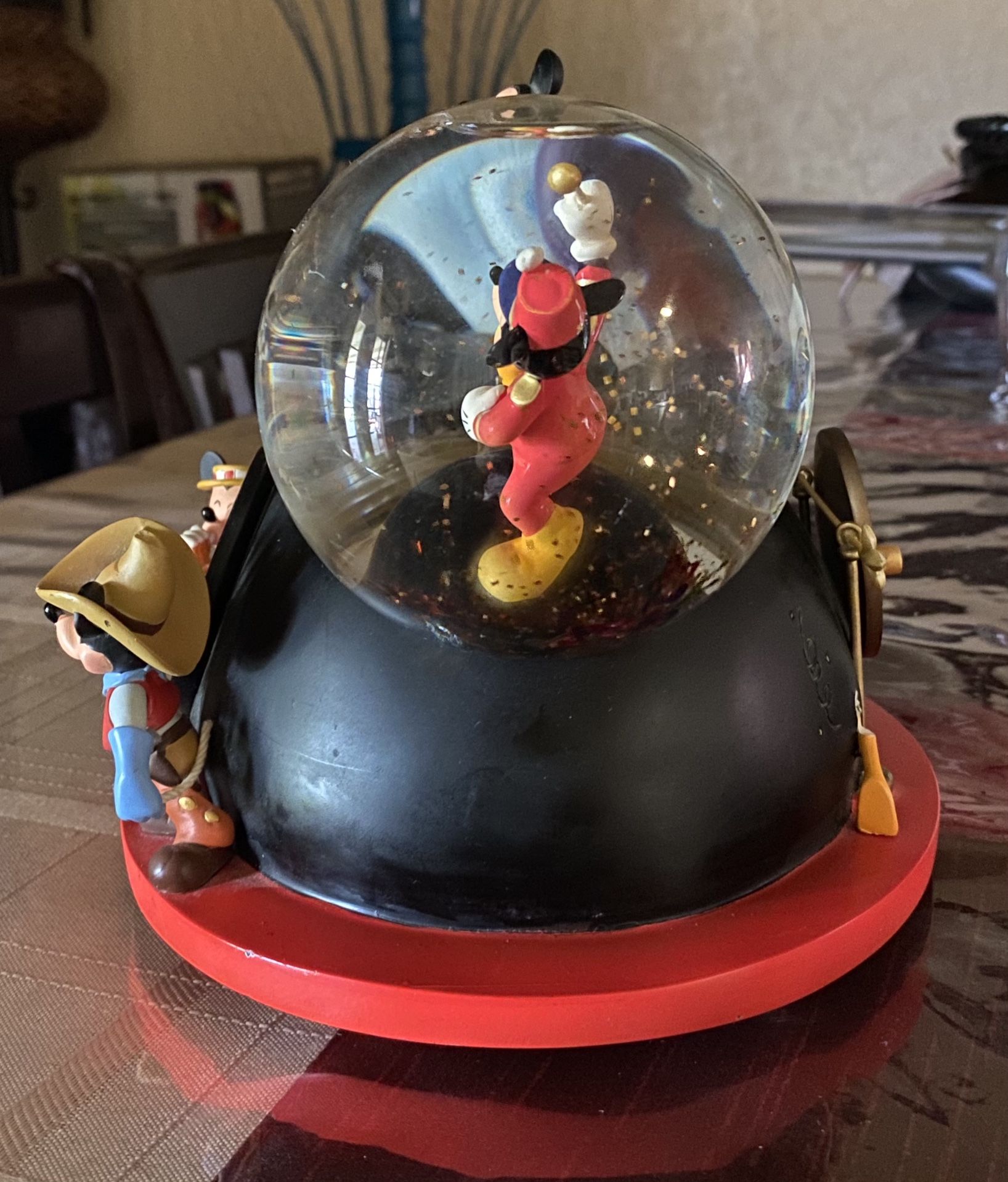 Mickey Mouse March Ears Musical Globe