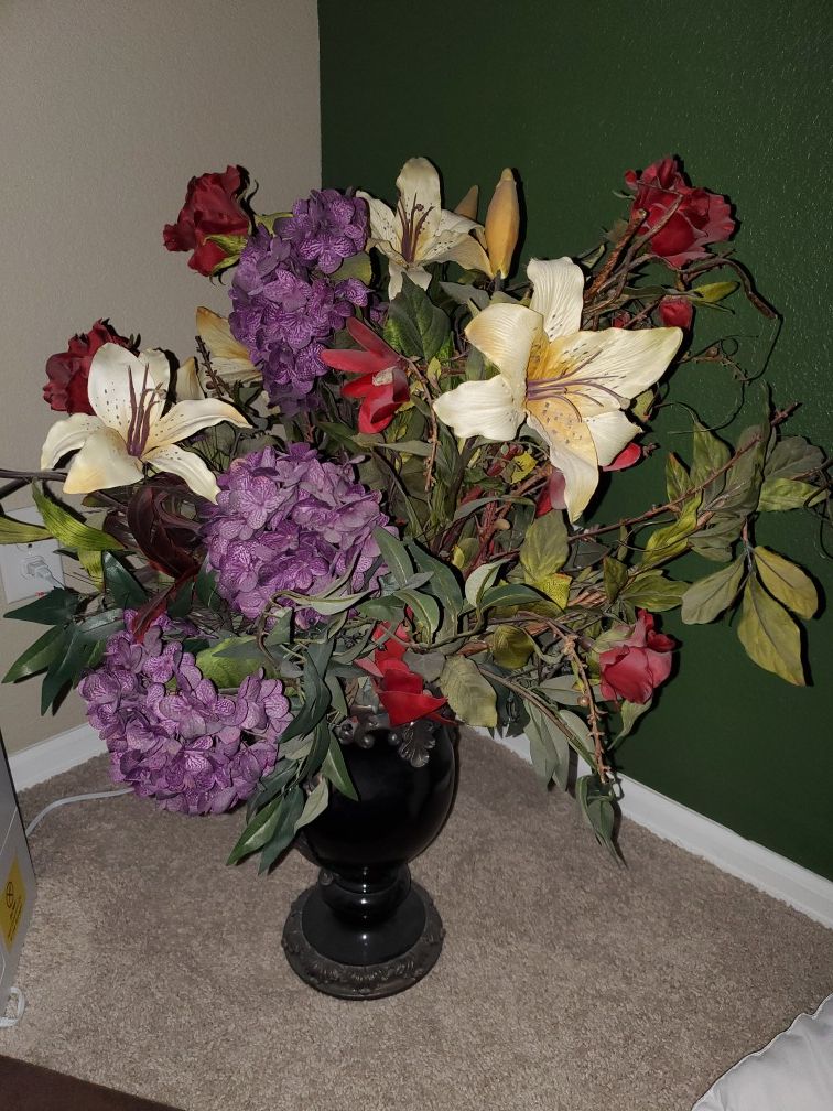 Tall and full flower decore