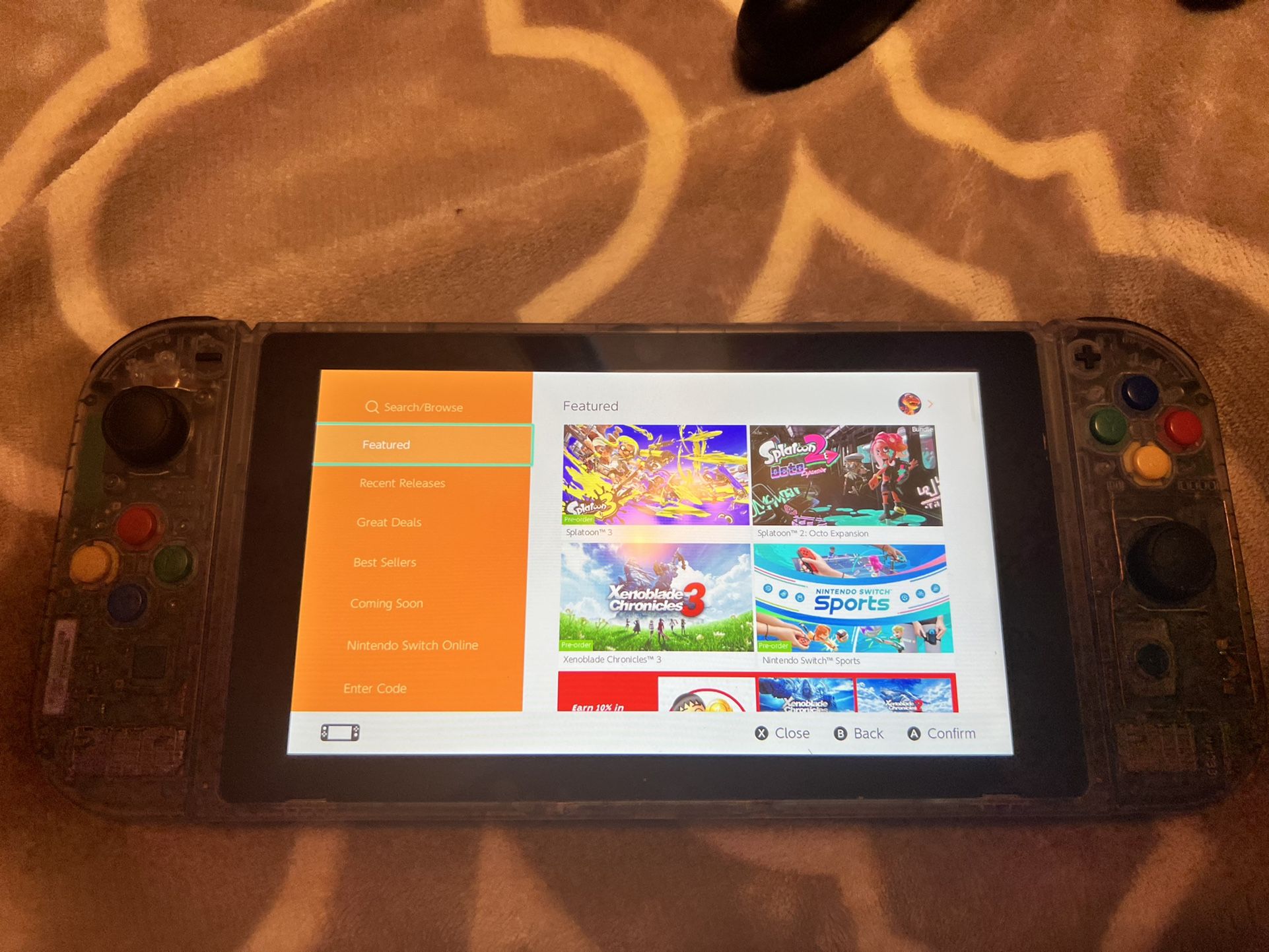 Custom Nintendo Switch
