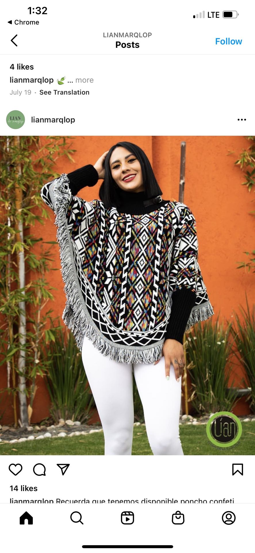 Women’s Ponchos Made In Mexico