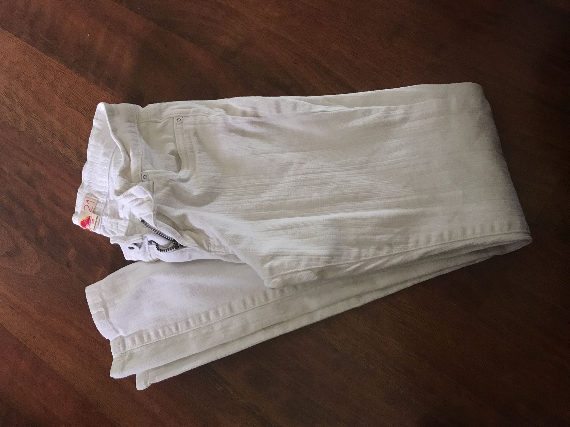 White jeans