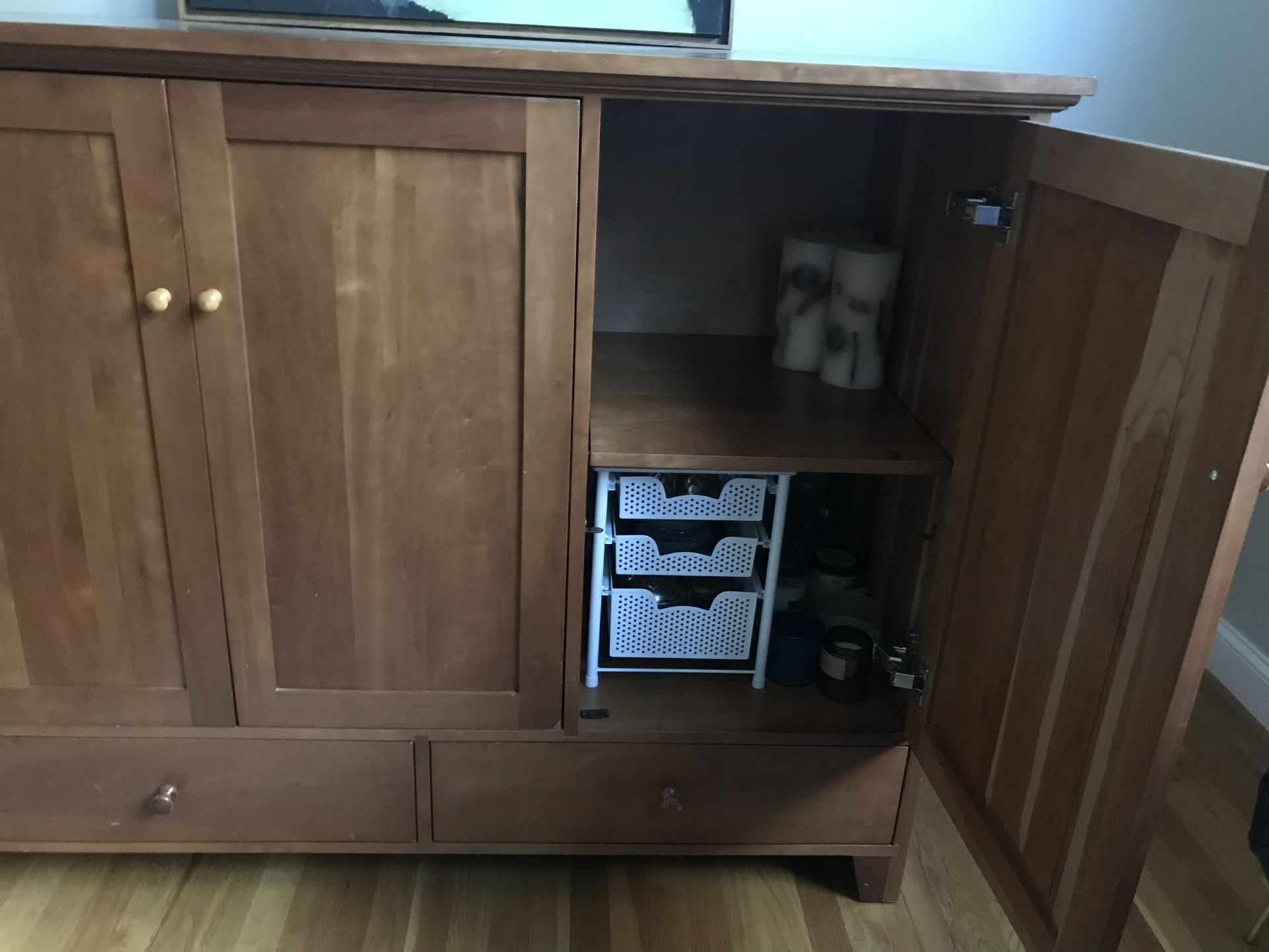 Solid Cherry Storage Cabinet
