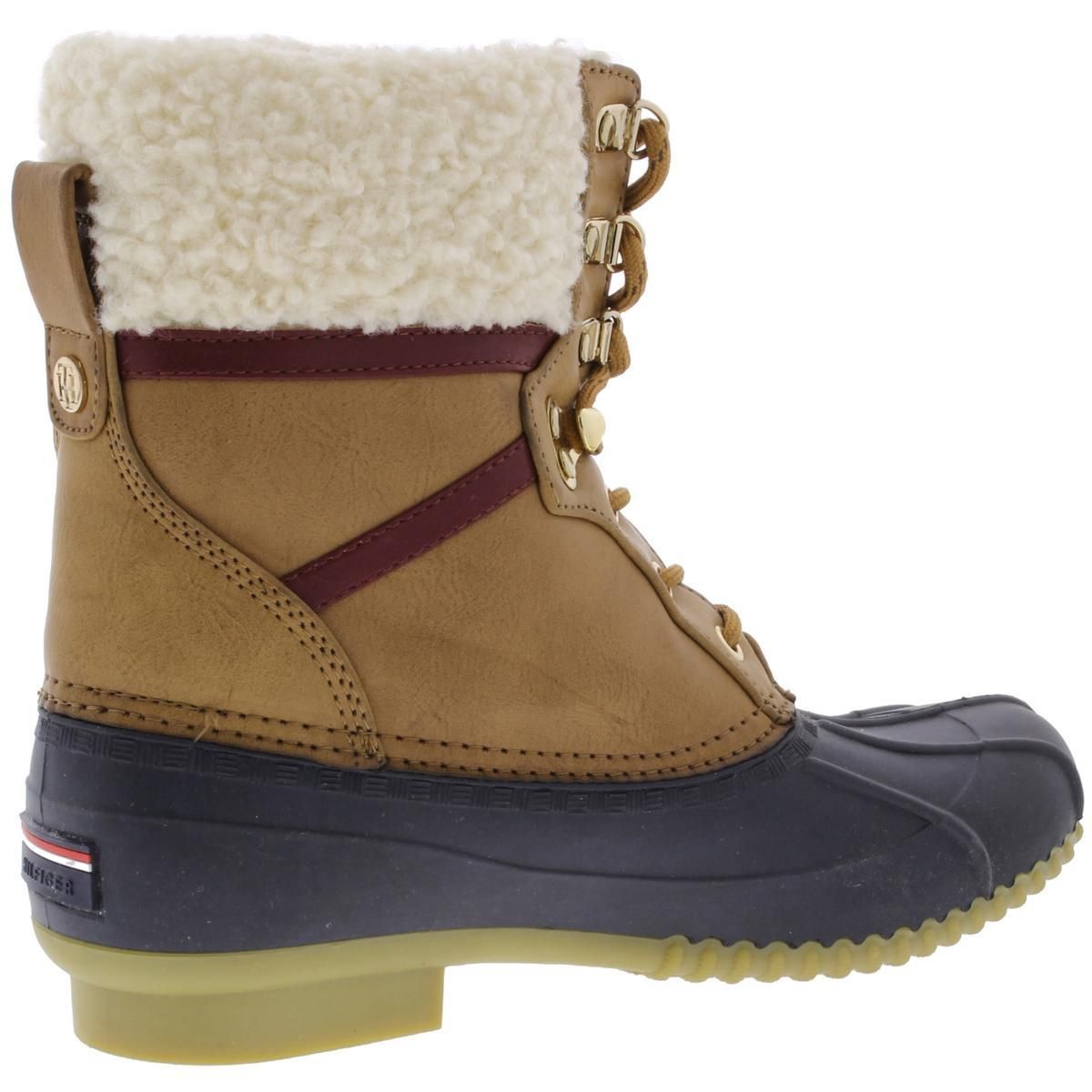Tommy Hilfiger Womens Rainboots Brown Size 11 Medium (B,M)