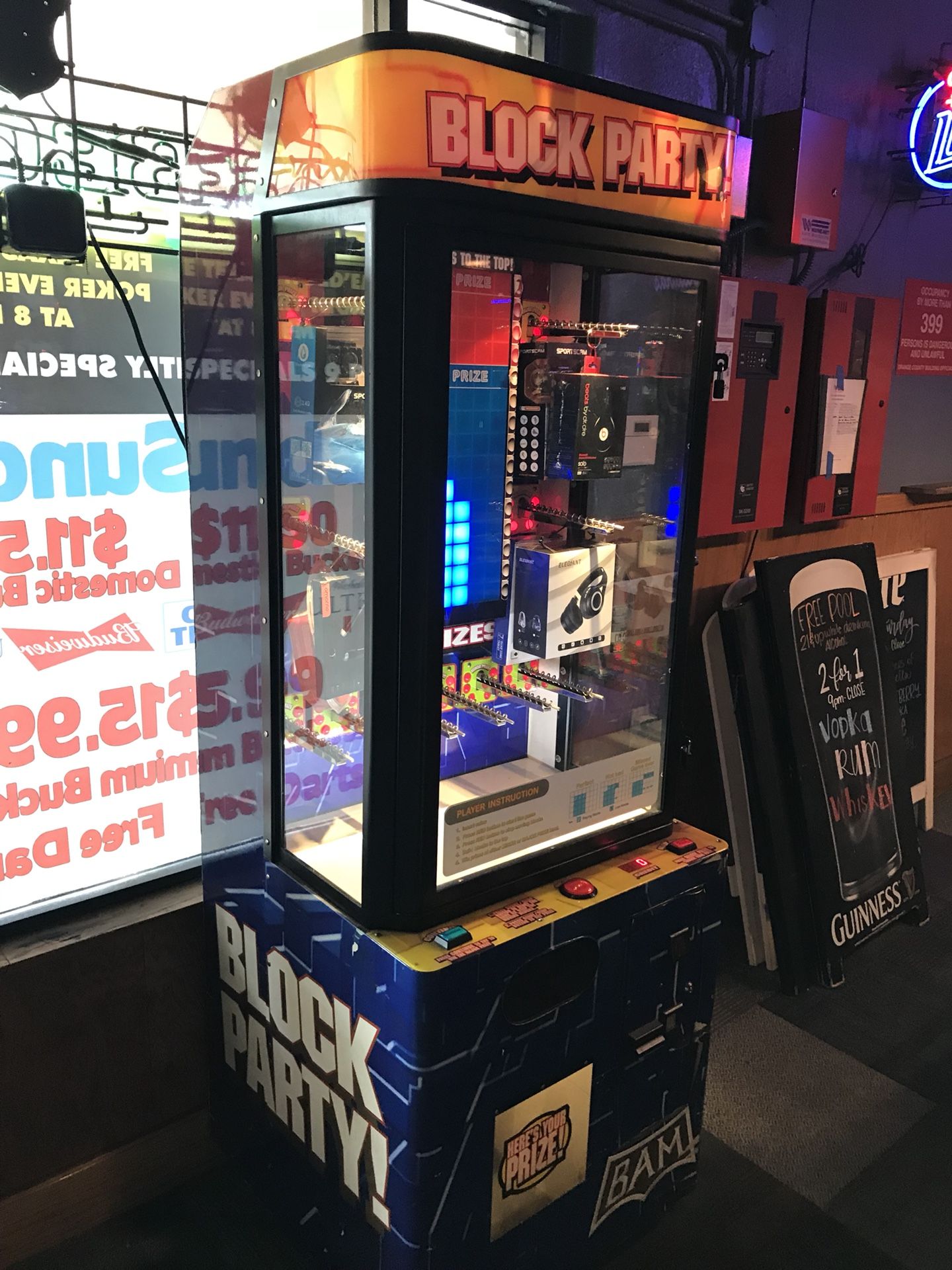Stacker arcade game machine coin op vending bam block party for Sale in  Orlando, FL - OfferUp