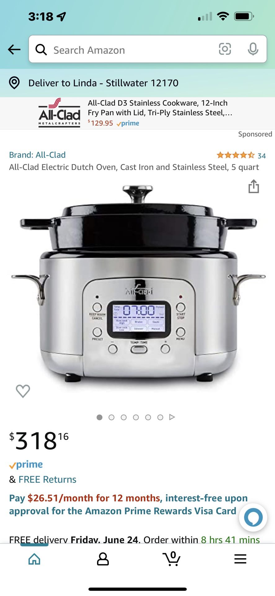 All Clad Electric Dutch Oven