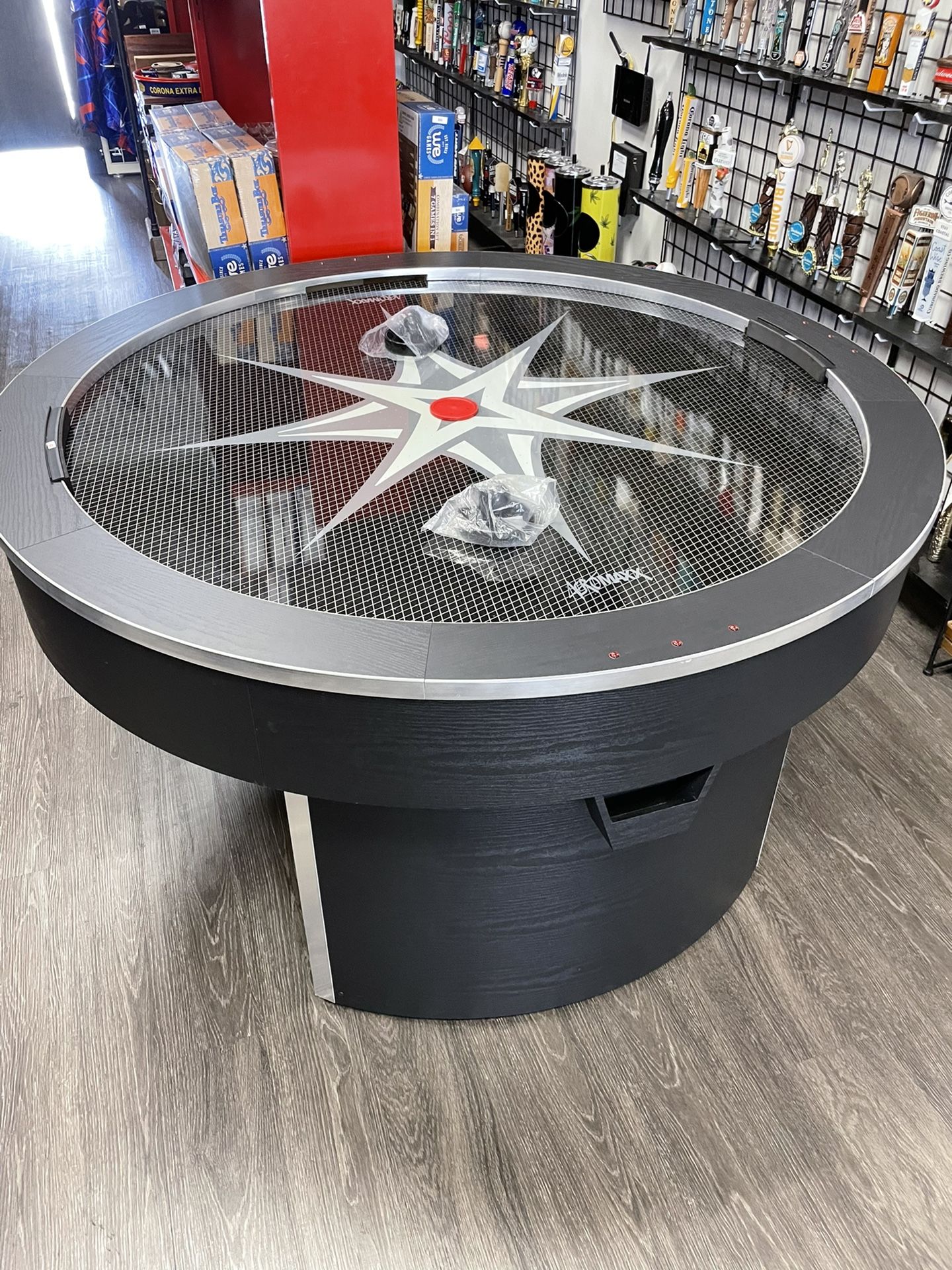 4 Player Air Hockey By American Heritage CHIEF BILLIARDS ( Good With Pool Table , Arcade )