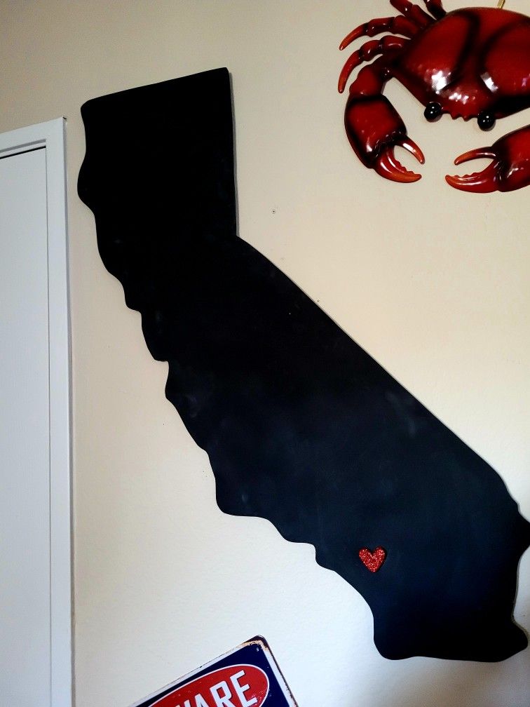 ●Huge California ●State ●Wall Art● Chalkboard