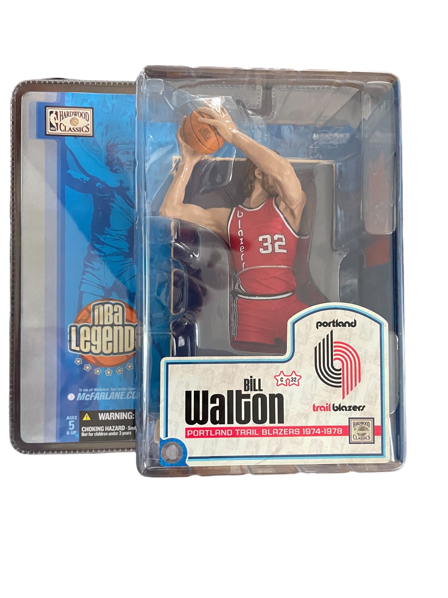 McFarlane NBA Legends Series 1 Bill Walton Portland Trail Blazers Action Figure