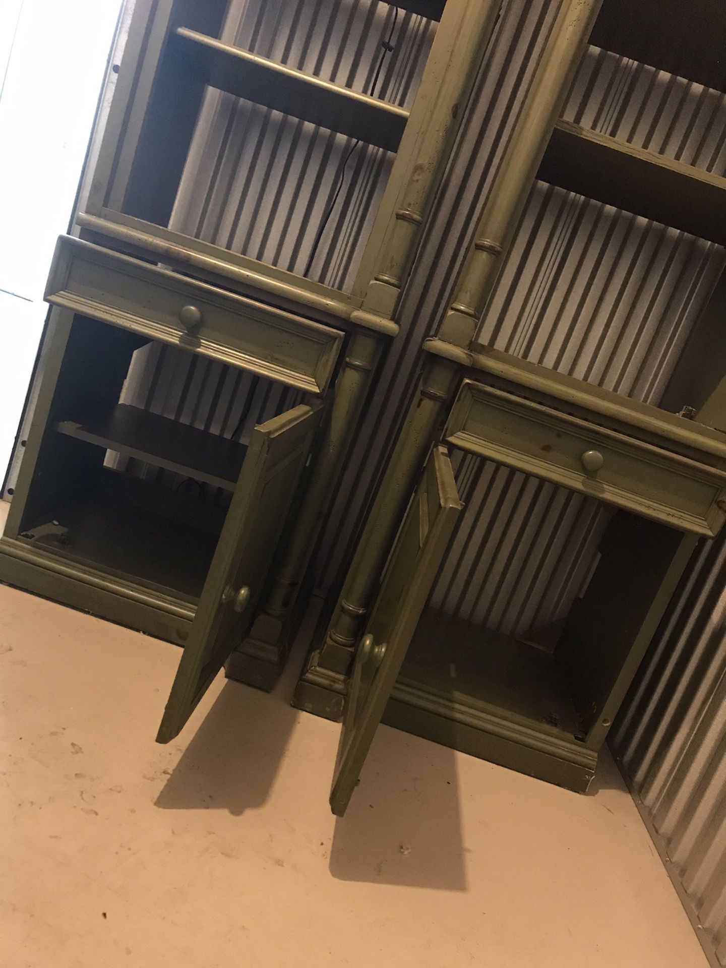 Armoire Cabinet & Bookshelf’s Set