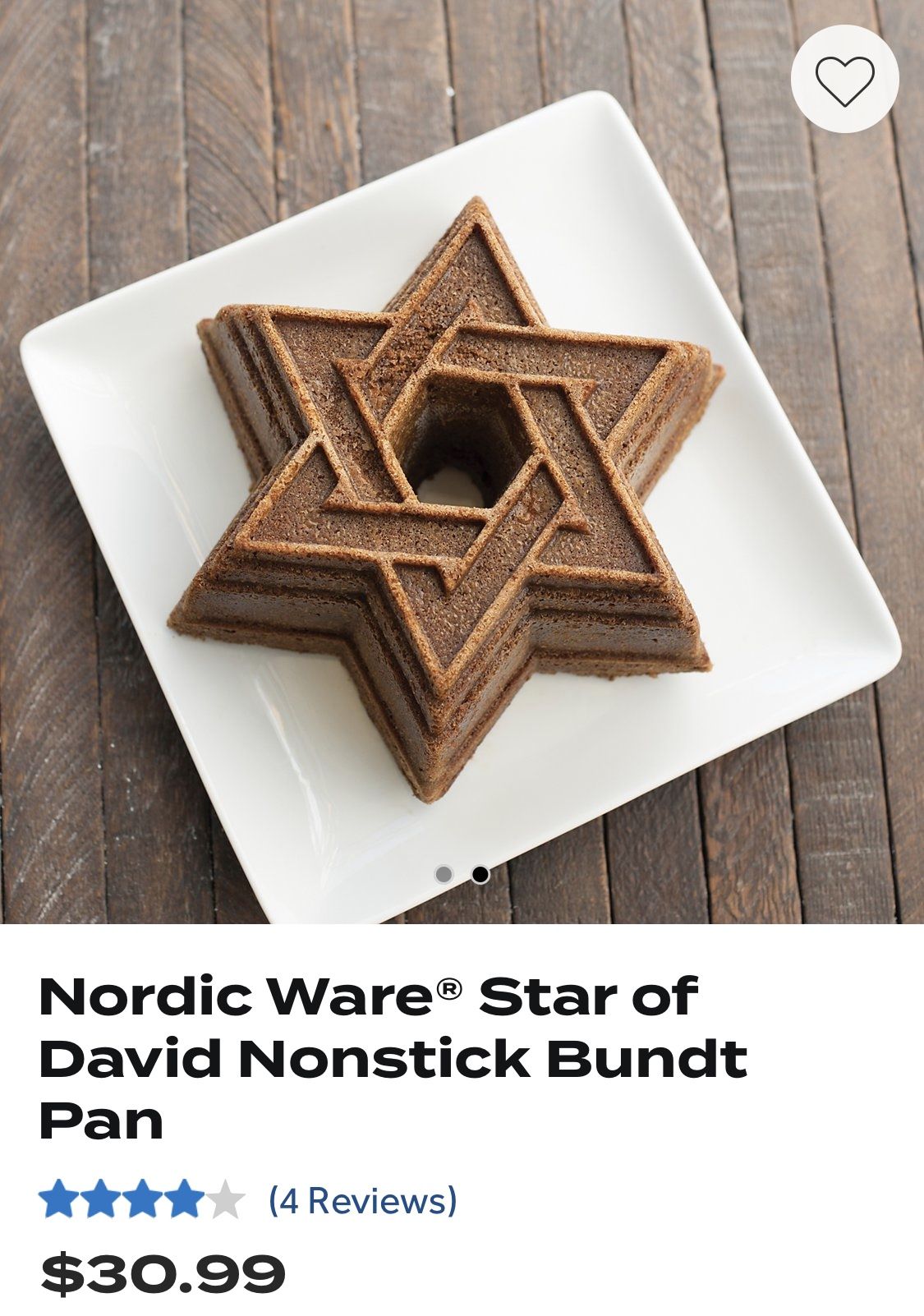 Star of David Bundt Pan