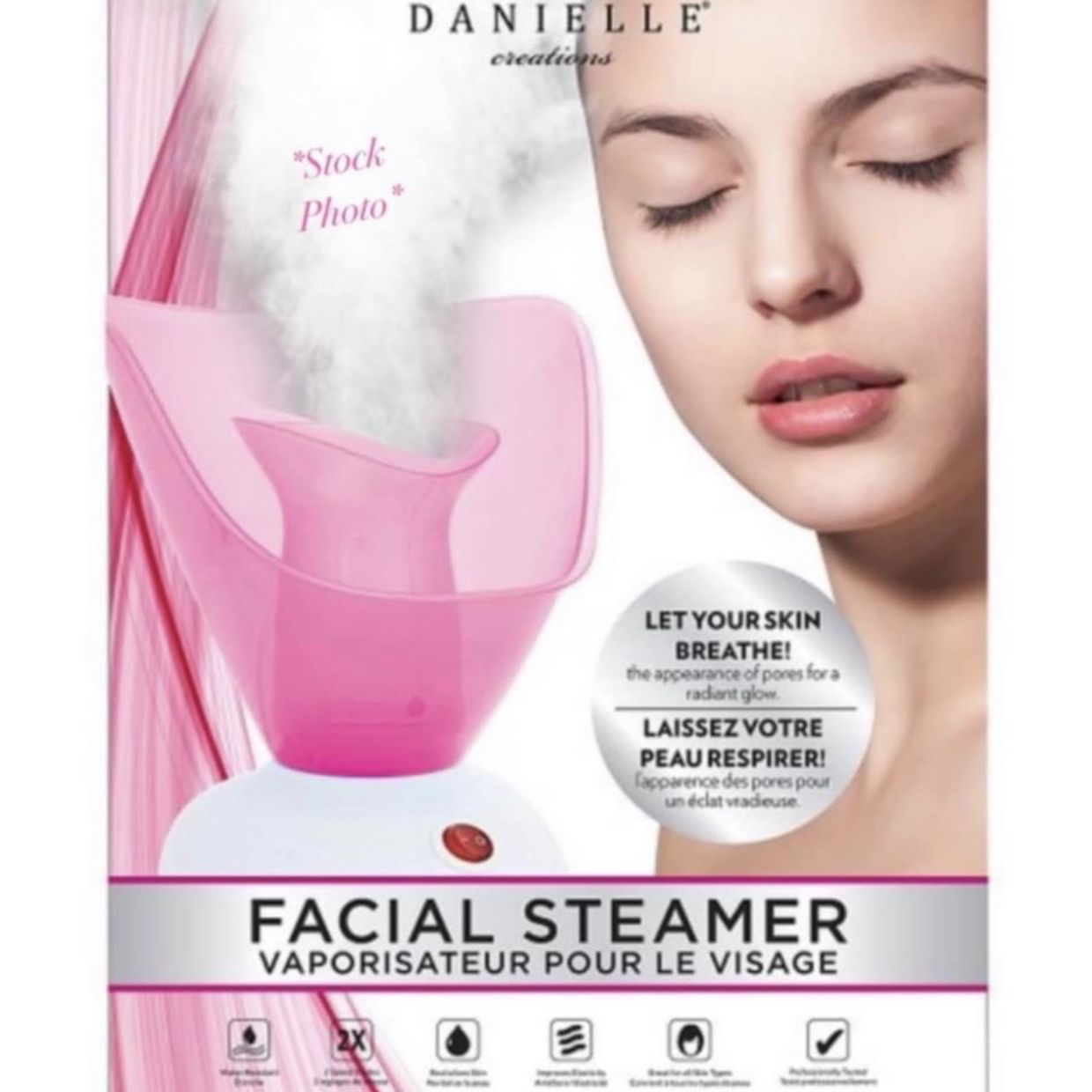 Pink Facial Steamer Home Spa