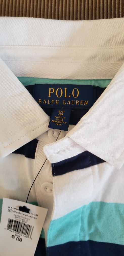 Kids, Boys Ralph Lauren Tops, Kids Polos, Kids Shirts Size 8 NEW