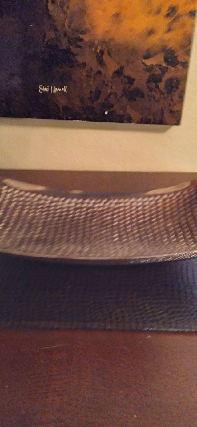 Brass Centerpiece And Candle Holders