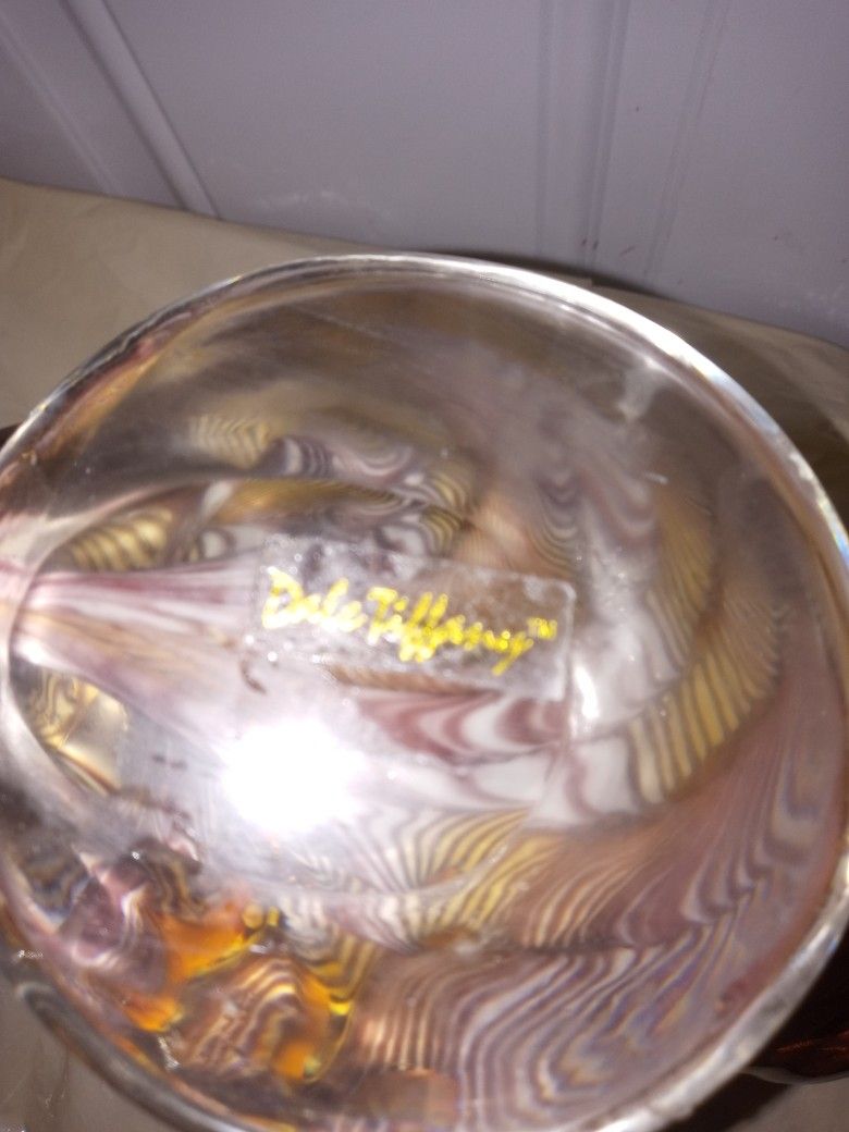 Dale Tiffany Hand Blown Antique Art Glass