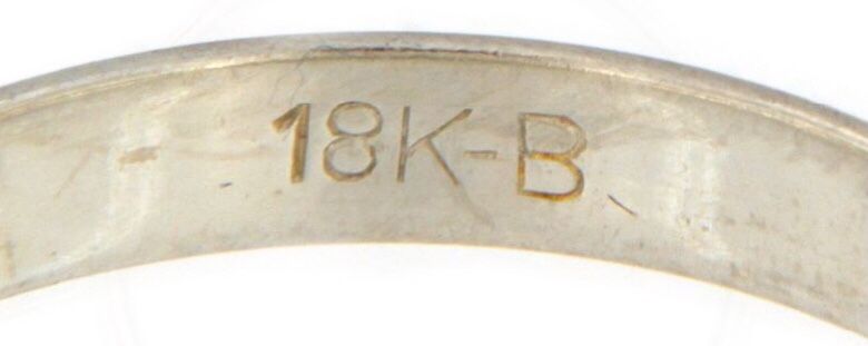Unisex Wedding Band 18kt White Gold