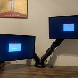 Sceptre Dual Monitors With Monitor Stand Thumbnail