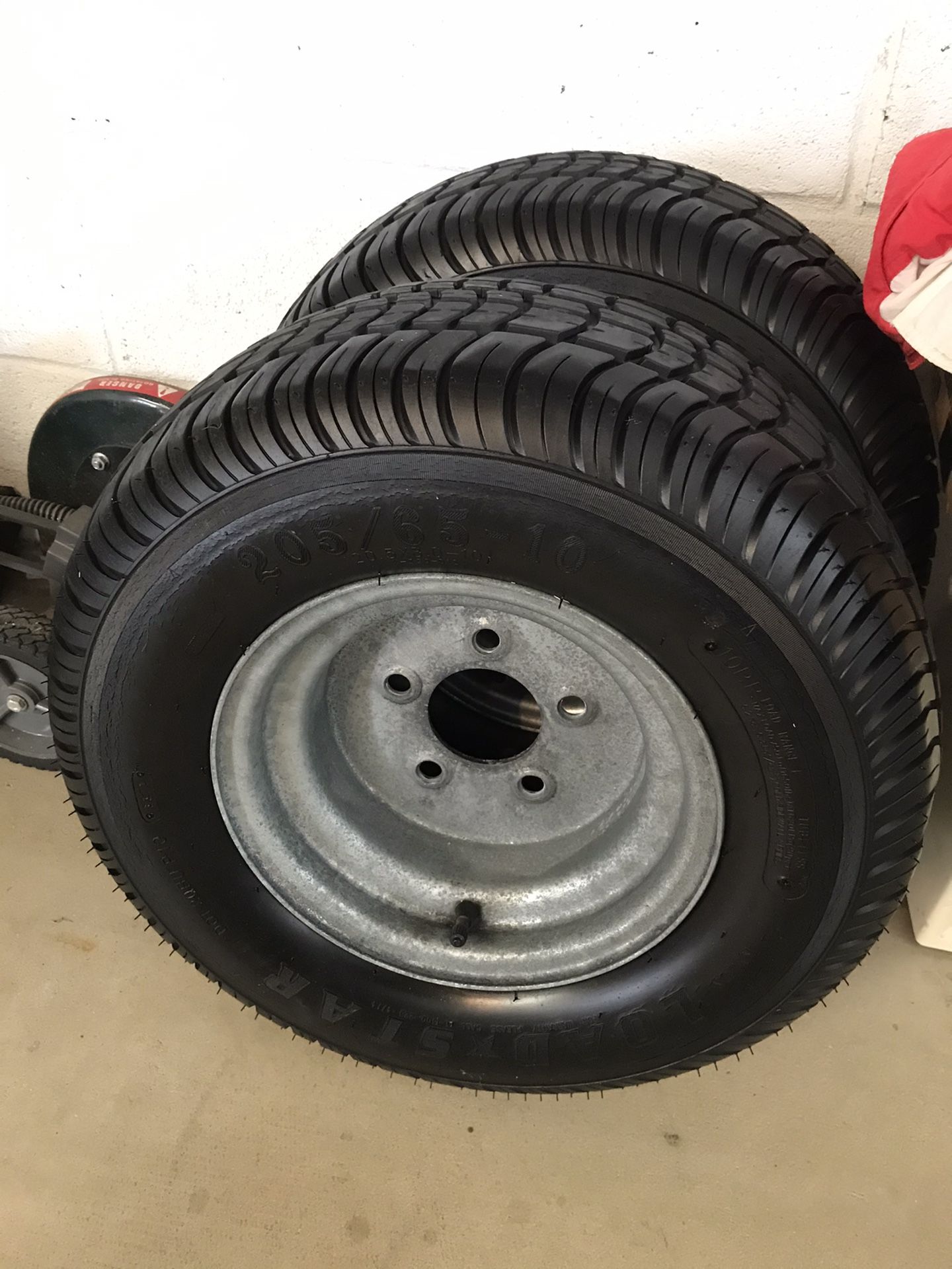 Trailer tire rims