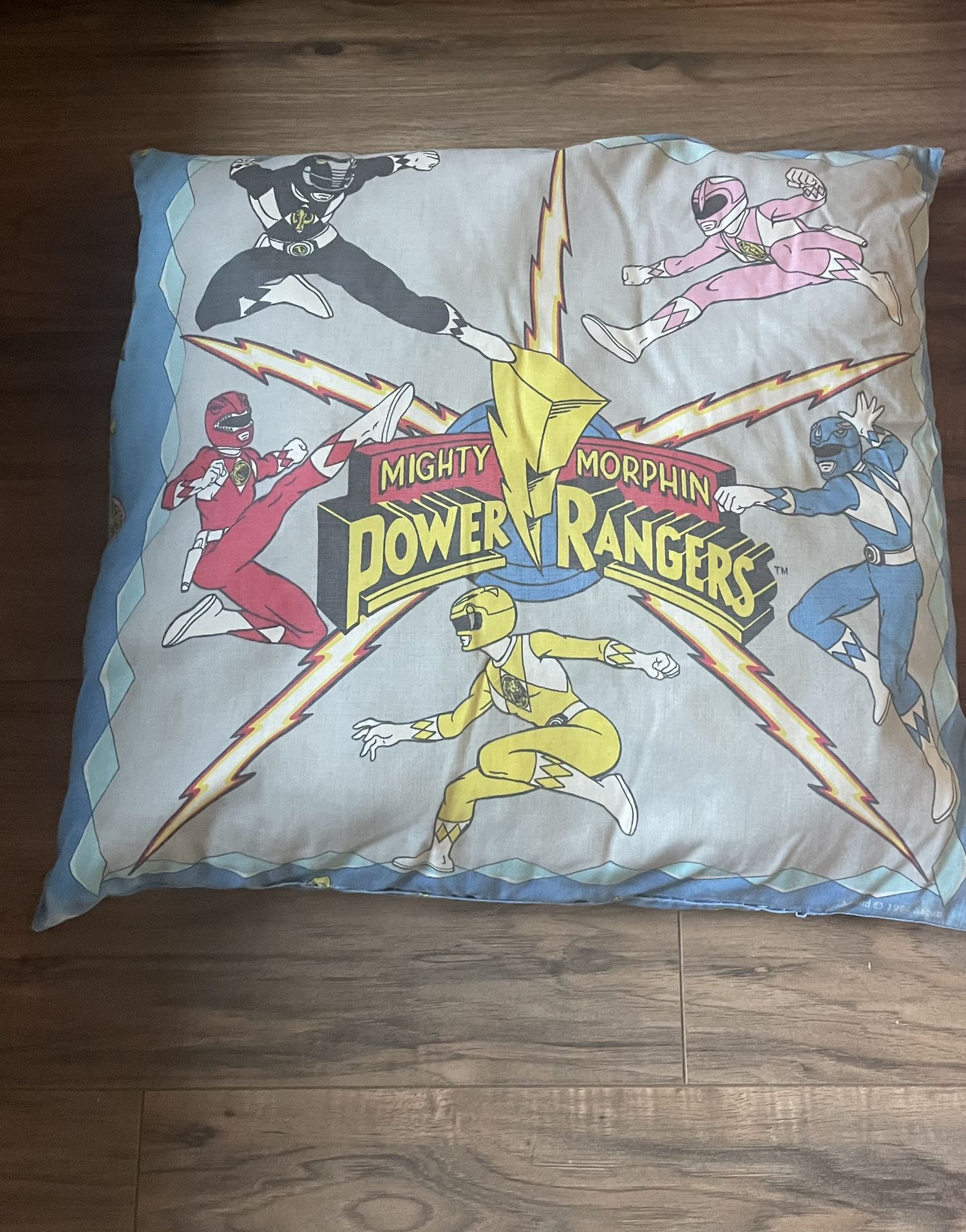 Vintage Power Ranger Pillow